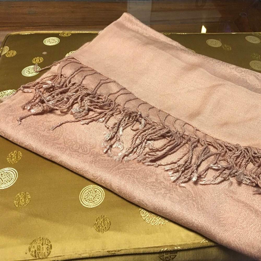 Beige Pashima Wrap/Scarf
